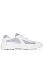 Prada Americas Cup Low Top Sneakers - White