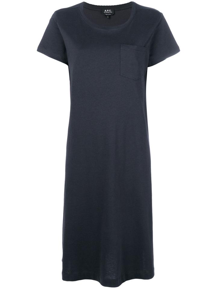 A.p.c. Mid-length T-shirt Dress - Black