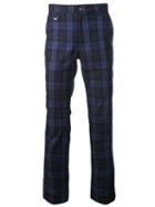 Guild Prime Checked Pants, Men's, Size: 0, Blue, Cotton/polyurethane