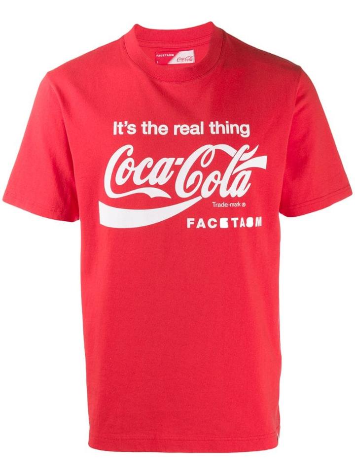 Facetasm Coca-cola Print T-shirt - Red