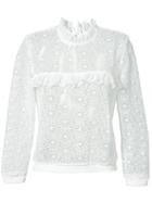 Anine Bing - Lace Sweatshirt - Women - Polyester - M, White, Polyester