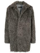 Zambesi Fuji Faux Fur Coat - Grey