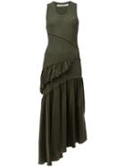 Damir Doma - Dachi Dress - Women - Cotton/spandex/elastane/cupro - M, Women's, Green, Cotton/spandex/elastane/cupro