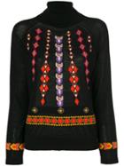 Etro - Turtleneck Jem Jumper - Women - Silk/acrylic/polyamide/metallic (grey) Fibre - 44, Silk/acrylic/polyamide/metallic Fibre