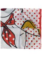 Ermanno Scervino All-over Print Scarf - White
