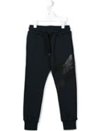 Msgm Kids Logo Patch Tracksuit Bottoms, Boy's, Size: 12 Yrs, Blue