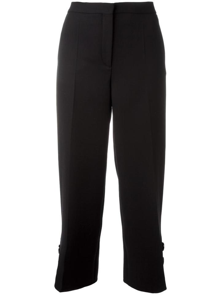 Salvatore Ferragamo - Cropped Trousers - Women - Virgin Wool - 42, Black, Virgin Wool