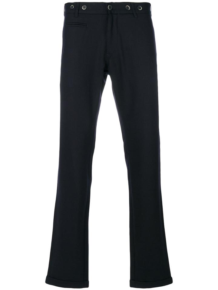 Barena Fitted Tailored Trousers - Blue
