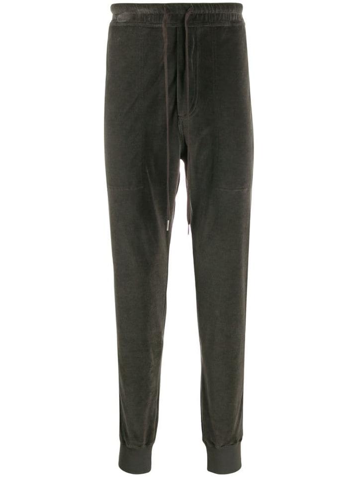 Tom Ford Velvet Sweatpants - Grey