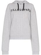 Filles A Papa Tracy Long Sleeve Cropped Hoodie - Grey