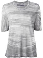 Raquel Allegra Scoop Neck Knitted Top, Women's, Size: 1, Grey, Cotton