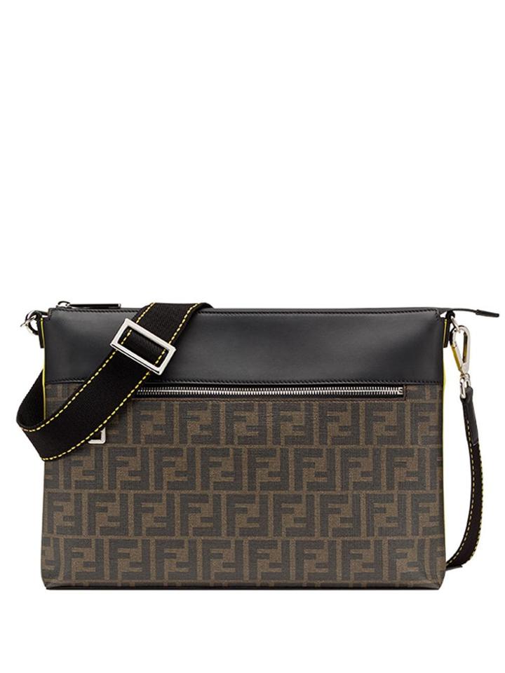 Fendi Slim Messenger Bag - Brown
