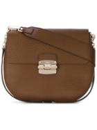 Furla - Club's Satchel - Women - Leather - One Size, Brown, Leather