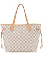 Louis Vuitton Vintage Neverfull Mm Tote - White