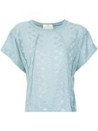 Lilly Sarti Polka Dot Pattern Blouse - Blue