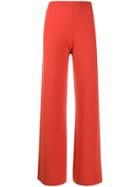Joseph Knitted Flared Trousers - Orange