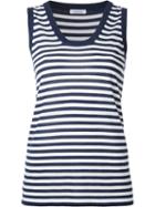 P.a.r.o.s.h. Striped Top, Women's, Size: Xs, White, Silk/cashmere