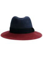 Maison Michel - Henrietta Hat - Women - Suede/wool - S, Grey, Suede/wool
