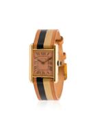 La Californienne Peach Dial 18k Gold Cartier Watch