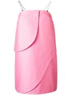 Isa Arfen Strapless Mini Dress, Women's, Size: 12, Pink/purple, Cotton/polyamide/polyester