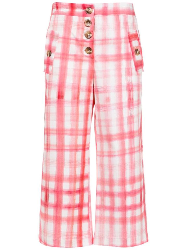 Olympiah Printed Petri Culottes - Pink & Purple