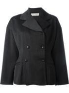 Dolce & Gabbana Vintage Textured Boxy Jacket, Women's, Size: 42, Grey