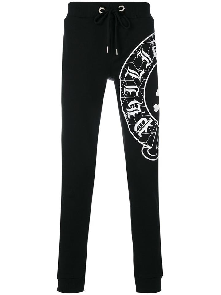 Philipp Plein Printed Sweatpants - Black
