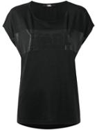 Karl Lagerfeld - D1 T-shirt - Women - Cotton/lyocell - L, Women's, Black, Cotton/lyocell