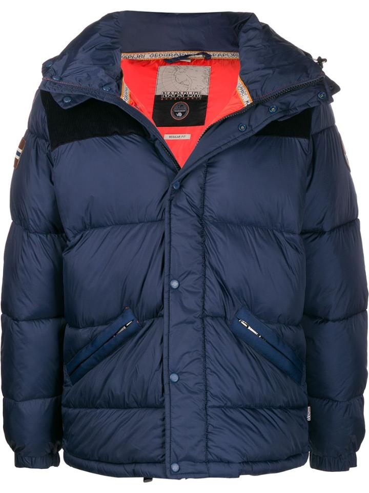Napapijri Insignia Padded Coat - Blue