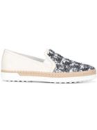 Tod's Sequin Embellished Sneakers - White