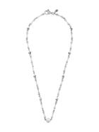 Elf Craft Skull And Bones Necklace - Silver