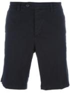 Ami Alexandre Mattiussi Classic Chino Shorts, Men's, Size: Large, Blue, Cotton/spandex/elastane