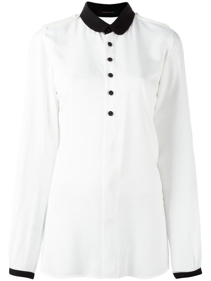 Y's Shoulder Straps Shirt, Women's, Size: Small, White, Rayon