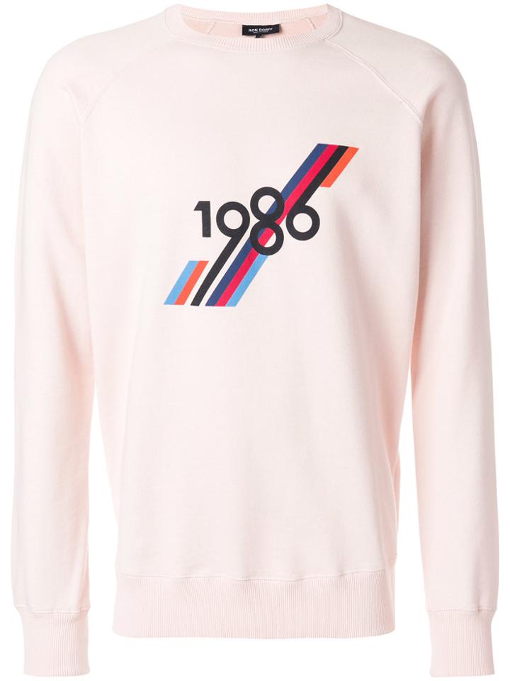 Ron Dorff 1986 Graphic Sweatshirt - Pink & Purple