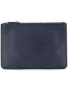 Orciani Logo Zipped Pouch - Blue