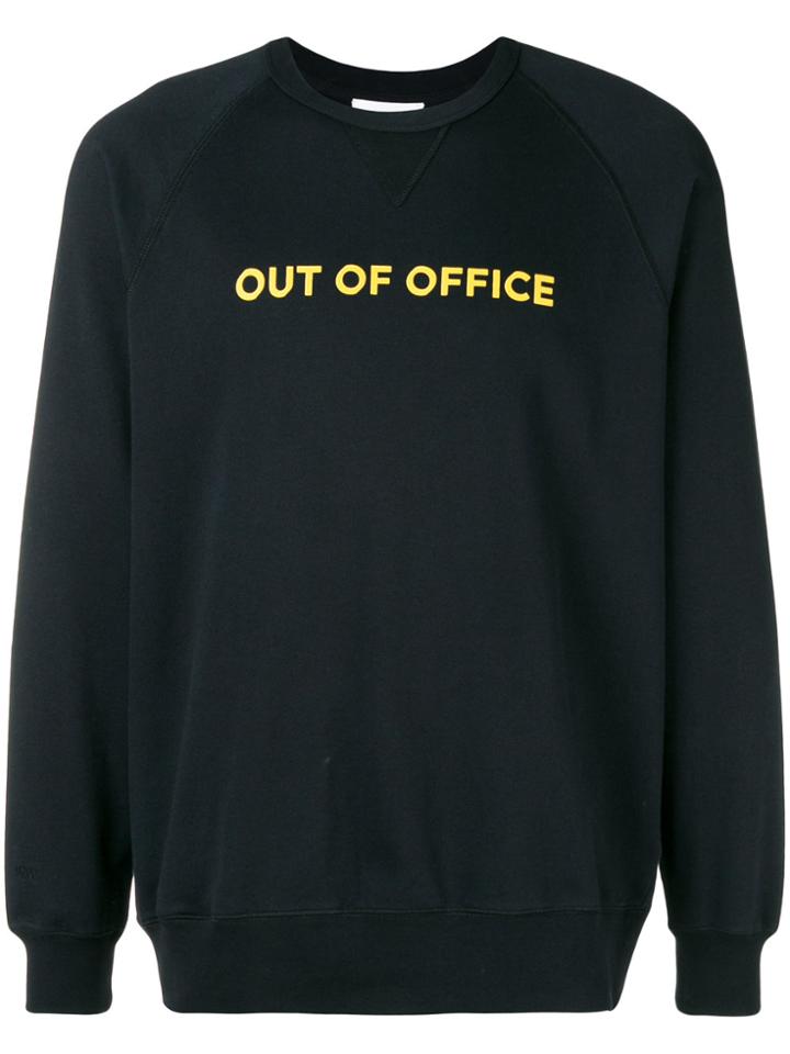 Wood Wood Hester Out Of Office Sweatshirt - Black