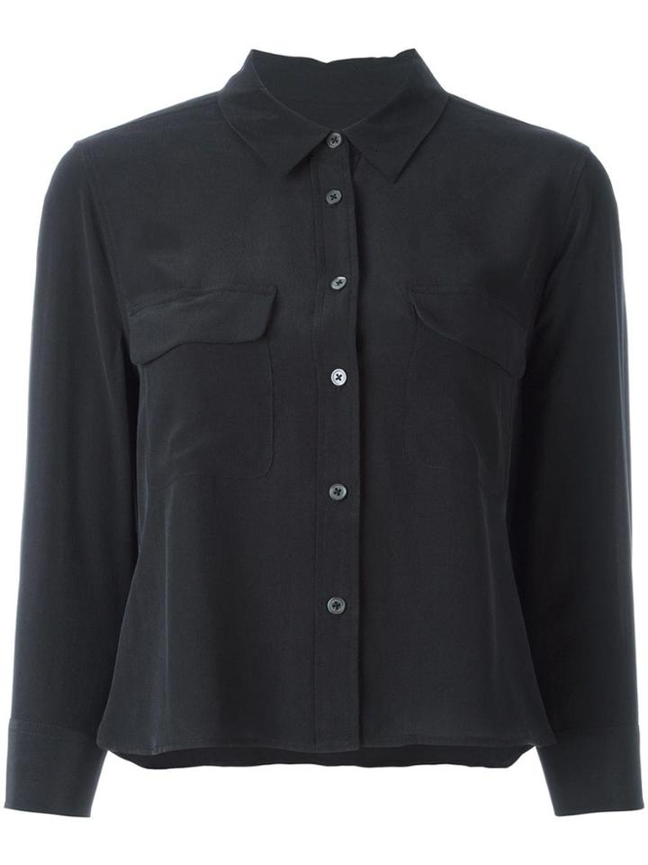 Equipment Flap Chest Pockets Shirt - Black