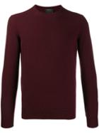 Dell'oglio Crew-neck Cashmere Sweater - Red