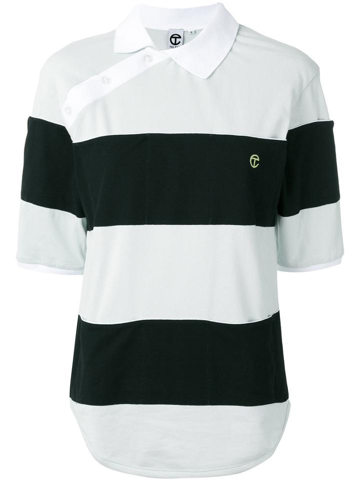 Telfar - Simplex Polo Shirt - Women - Cotton - L, Blue, Cotton