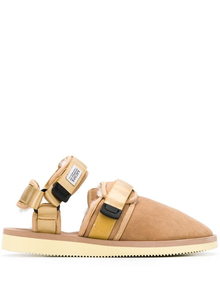 Suicoke Suicoke Og061m2ab 100 Beige Leather/fur/exotic Skins->leather