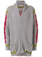 Stella Mccartney Embroidered Zipped Sweater - Grey