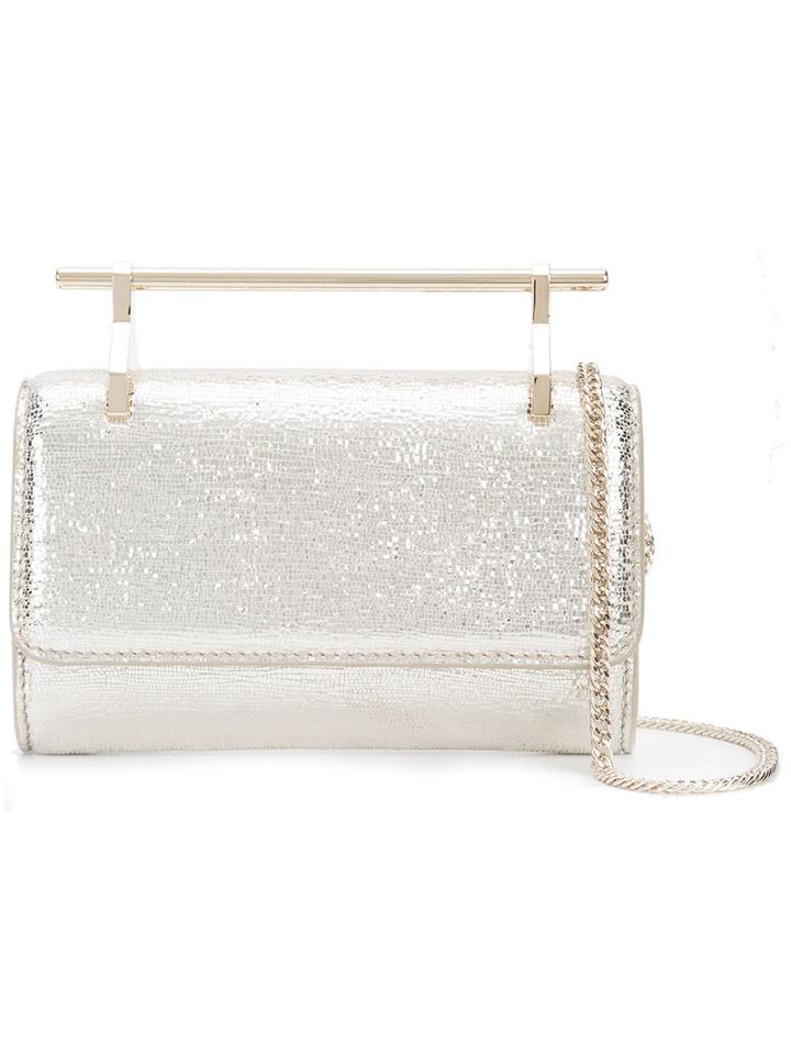 M2malletier Mini Chain Shoulder Bag, Women's, Grey, Leather