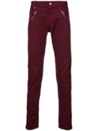 Alexander Mcqueen Zipped Pockets Jeans - Red