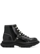 Alexander Mcqueen Tread Lace-up Boots - Black