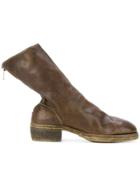 Guidi Heeled Sock Boots - Brown