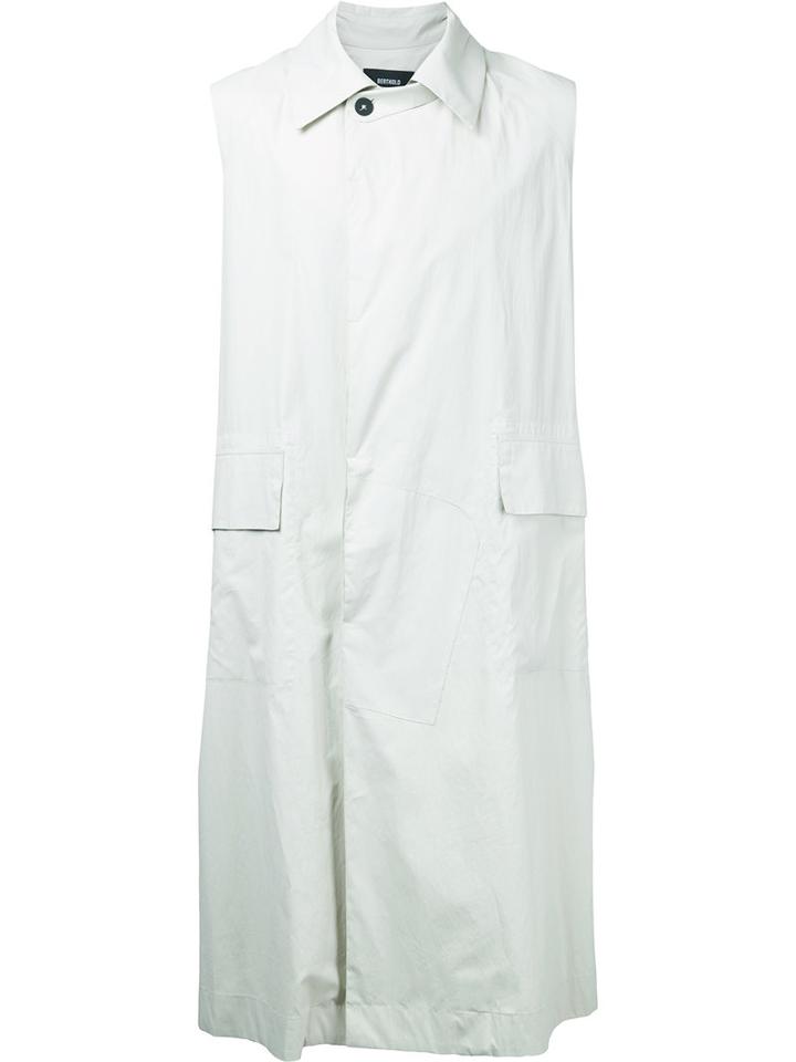 Berthold - Sleeveless Midi Coat - Men - Cotton - M, Nude/neutrals, Cotton