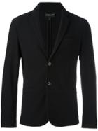 Emporio Armani Button Up Blazer - Black