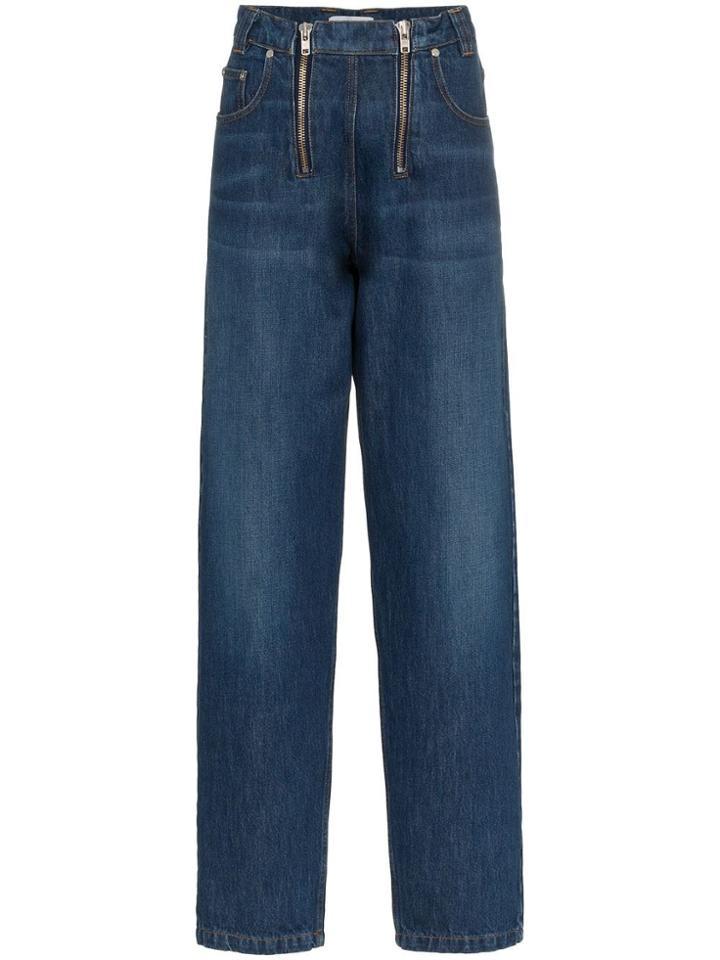 Gmbh Cyprus Double Zip Detail Jeans - Blue