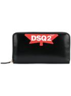 Dsquared2 Dsq2 Zipped Wallet - Black