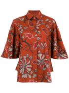 Sissa Floral Agreste Shirt - Red